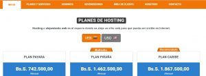 servicios hosting venezuela